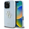 Image de CG Mobile Guess Grained Big 4G Logo Small Classic Logo Coque pour iPhone 16 Pro (Bleu)