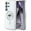 Image de CG MOBILE Karl Lagerfeld Bouton Choupette Head Logo Imprimé Compatible avec MagSafe Coque pour Samsung Galaxy S25 Ultra (blanc)