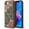 Image de CG Mobile Guess 4G Flowers Print Coque Compatible avec MagSafe pour iPhone 16e (Marron)