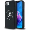 Image de CG Mobile Karl Lagerfeld Karl&Choupette Heads - Coque de Protection en Silicone Compatible avec MagSafe pour iPhone 16e (Noir)