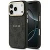 Image de CG MOBILE Guess 4G PU Classic Logo Compatible avec MagSafe Coque pour iPhone 17 Pro (Noir)