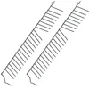 Image de Lot de 2 tiges rabattables panier inférieur d'origine Lave-vaisselle 00668360 BOSCH