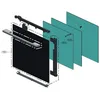 Image de Vitre extérieure de porte (repère 1501) Four, cuisinière AJX75334201 LG Four, cuisinière AJX75334201 LG