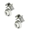 Image de SOS Accessoire Lot de 2 roulettes de panier supérieur pour Lave-vaisselle 00424717 BALAY, BOSCH, BRANDT, CONSTRUCTA, DE DIETRICH, GAGGENAU, KOMPATIBEL