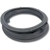 Image de SOS Accessoire Joint de hublot (manchette) avec retour a la cuve Trou de vidange ouvert - 2 trous fermés pour Lave-linge MDS41955002, MDS64212801 LG