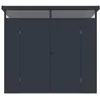 Image de Vente-unique - Abri de Jardin en résine Gris Anthracite 4,57 m² avec Plancher - MINARO