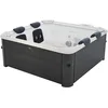 Image de Vente-unique Spa Semi-Rigide 6 Places Gris Anthracite avec LED et Accessoires -128 Jets - L160 x l160 x H65 cm - NAPUKA de MSPA