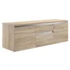 Image de Vente-unique - Meuble sous Vasque Suspendu - Naturel Clair - 150 cm - Jimena II