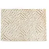 Image de Vente-unique - Tapis Shaggy en Relief à Poils Longs - 160 x 230 cm - Blanc cassé - Maze