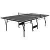 Image de Vente-unique - Table de ping-Pong Pliable à roulettes avec Accessoires - Gris Anthracite - L274 x P152.5 x H76 cm - Garry