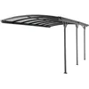 Image de Vente-unique - Extension pour carport pergola autoportant en Aluminium - 1 Voiture - L505 x H239 cm - 15,15 m² - Gris Anthracite - BARESA