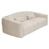 Image de Vente-unique - Canapé 4 Places Convertible Express en Tissu Bouclette Beige - Couchage 160 cm - Matelas 13 cm RETUNA II