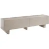 Image de Vente-unique - Meuble TV avec 2 Portes en MDF - 180 cm - Beige - LUDIMA