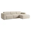 Image de Vente-unique - Grand canapé d'angle Droit avec Assise coulissante électrique en Tissu Beige POGNI de Maison Céphy