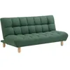 Image de Vente-unique - Canapé 3 Places Convertible clic clac en Tissu Vert Esteban