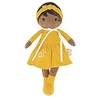 Image de KALOO - Tendresse - Ma 1ère Poupée en Tissu Naomie - Poupée de Chiffon 32 cm - Robe Jaune - Jolie Boite Cadeau et Ruban Personnalisable - Dès la Naissance, K200009