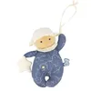 Image de KALOO - Doux Sommeil - Peluche Musicale Mouton Éveillé - Berceuse La Le Lu - Peluche Nomade pour Endormir Bébé - 20 cm - Bleu - Dès la Naissance, K221004