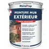 Image de Metaltop Peinture Mur Exterieur - Gris clair - RAL 7035-15 L Peinture microporeuse, application sur crépi, béton, brique pour une protection jusqu'à 10 ans