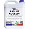 Image de Lasure Bois Couleur - Codeve Bois/Bleu - 5L - Intérieur/extérieur - Pour La Protection En Couleurs Déco De Votre Bois Neuf Ou Ancien.