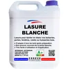 Image de Lasure Blanche - Codeve Bois - 5L - Intérieur/extérieur - Blanche De Décoration Pour Un Volet, Fenêtre, Porte Ou Bardage Bois.