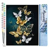 Image de Figured'Art Peinture par Numéro Adulte Papillons féériques - Activité Manuelle Kit de Loisir Créatif DIY Numéro d'Art Complet - 40x50cm sans châssis en bois
