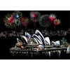 Image de Figured'Art Peinture à Gratter format A3 (29.7x42cm) - Sydney en Australie - Kit Complet de Scratch Painting Carte à Gratter