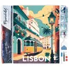 Image de Figured’Art Diamond Painting Broderie Diamant 40x50cm Toile Entière Roulée avec Strass Perles Carrés - Affiche Poster Lisbonne - Kit Complet 5D DIY Activité Manuelle Loisirs Créatifs Adultes