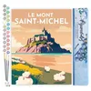 Image de Figured'Art Peinture par Numéro Adulte Affiche Vintage Mont Saint-Michel - Activité Manuelle Kit de Loisir Créatif DIY Numéro d'Art Complet - 40x50cm sans châssis en bois