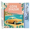 Image de Figured'Art Peinture par Numéro Adulte Affiche Vintage Côte d'Azur - Activité Manuelle Kit de Loisir Créatif DIY Numéro d'Art Complet - 40x50cm sans châssis en bois