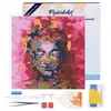 Image de Figured’Art Mini Diamond Painting Broderie Diamant 25x25cm avec Cadre Toile Tendue et Perles Rondes - Bouddha précieux - Kit Complet DIY Activité Manuelle Loisirs Créatifs Adultes