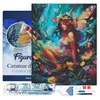 Image de Figured’Art Diamond Painting Broderie Diamant 40x50cm Avec Cadre Toile Tendue Strass Perles Carrés - Fée et papillons - Kit Complet 5D DIY Activité Manuelle Loisirs Créatifs Adultes