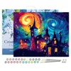 Image de Figured'Art Peinture par Numéro Adulte avec Cadre Château fantastique - Activité Manuelle Kit de Loisir Créatif DIY Numéro d'Art Complet - 40x50cm toile tendue sur châssis