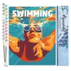 Image de Figured'Art Peinture par Numéro Adulte Affiche sportive Natation - Activité Manuelle Kit de Loisir Créatif DIY Numéro d'Art Complet - 40x50cm sans châssis en bois