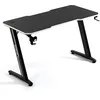 Image de Amstrad DESK120Z-WHITE Bureau Informatique ou Gamer avec Finition Blanc - Largeur 1m20 - Style Carbone - Porte Casque & gobelet