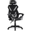 Image de Amstrad AMS-Sniper Fauteuil/Chaise/Siège Gamer Noir & Design Camouflage - Tissu en Maille Respirante
