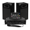 Image de Kit Sonorisation 300W Bm Sonic BMS-DJ300-USB-BT Initiation DJ Enceintes Ampli Table de Mixage Bluetooth USB, Microphone Câblages