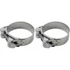 Image de cyclingcolors 2x Collier échappement serrage compatible avec 98-103mm lg 24mm acier inoxydable A2 AISI304 pot silencieux fixation tuyau tube collecteur jonction moto voiture mobylette scooter