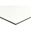 Image de Panneau Composite Aluminium Couleur 3mm. Plaque Aluminium Composite. Plaque Alu - 400 x 400 mm - Blanc -