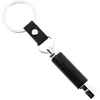 Image de CLJ - Porte-clés - POT D'ECHAPPEMENT SPORT EN FIBRE DE CARBONE - Gris - Véhicules - Tuning