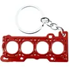 Image de CLJ - Porte-clés - JOINT DE CULASSE SPORT - Rouge - Véhicules - Tuning