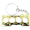 Image de CLJ - Porte-clés - JOINT DE CULASSE SPORT - Jaune - Véhicules - Tuning