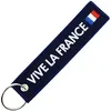 Image de CLJ - Porte-clés - Vive la France - Bleu Marine - Engagés - Fantaisie