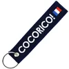 Image de CLJ - Porte-clés - Cocorico - Bleu Marine - Patriote - Fantaisie