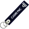 Image de CLJ - Porte-clés - Cadre PNC - Cabin Crew Manager - Bleu Marine - Grades Aviation Civile - Élégance Française