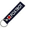 Image de CLJ - Porte-clés - Foxtrot - Bleu Marine - Nautique - Maritime