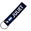 Image de CLJ - Porte-clés - Juliet - Bleu Marine - Signaux Maritimes - Maritime
