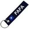 Image de CLJ - Porte-clés - Papa - Bleu Marine - Nautique - Maritime