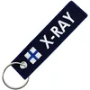 Image de CLJ - Porte-clés - X-ray - Bleu Marine - Nautique - Codes internationaux