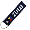 Image de CLJ - Porte-clés - Zulu - Bleu Marine - Nautique - Codes internationaux