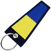 Image de CLJ - Porte-clés - Drapeau chiffre 5 - Pantafive - jaune et bleu - Nautique - Maritime